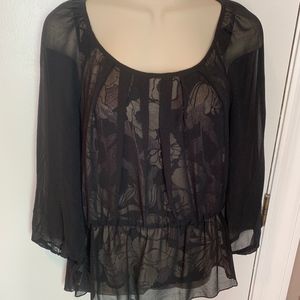 Daniel Rainn floral print with overlay blouse